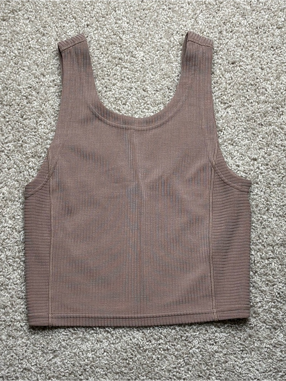 Lululemon Ribbed Softstreme Cropped Tank Top